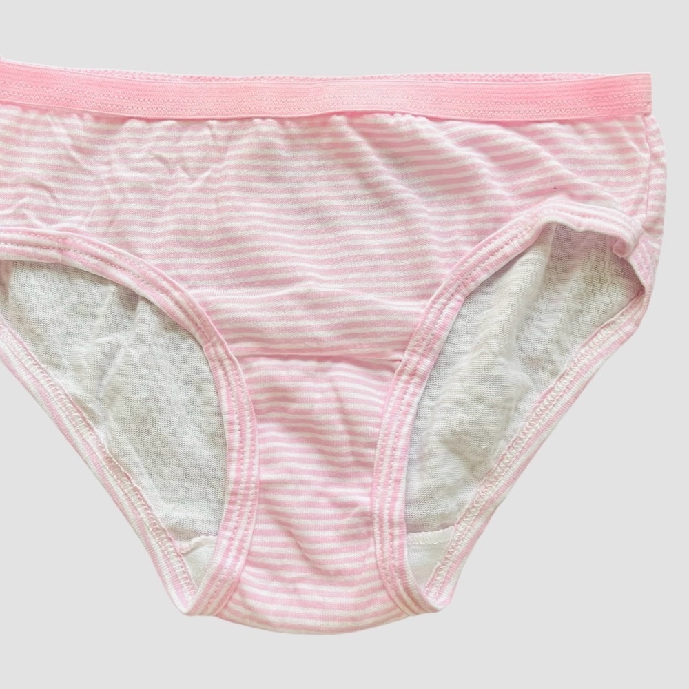 Fruit of the Loom 5pack multicolor Girls 6 Underwear striped stars 100% cotton